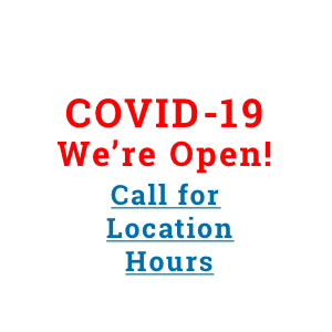 COVID-19: We're Open! - Call for Hours